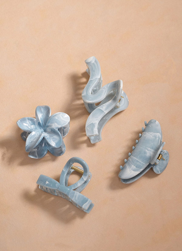 front Sandy Hair Claw Set of 4