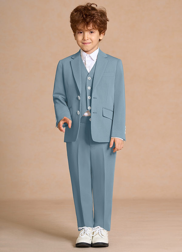 Oliver Bleu Clair Costume 3 pièces pour garçon front