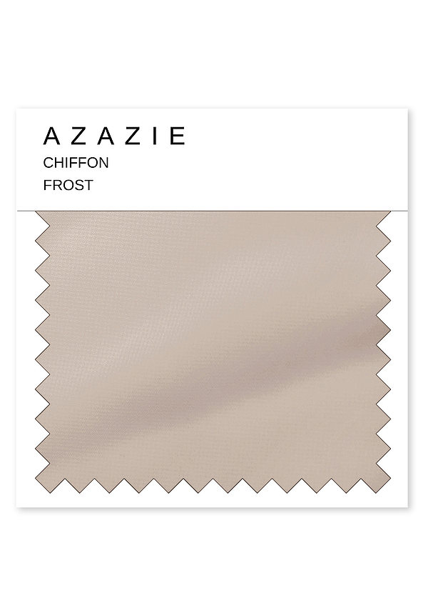 front Azazie Frost Chiffon Swatch