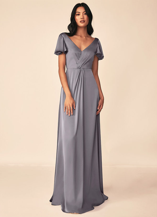 Shadow Azazie Soren Stretch Satin Dress Bridesmaid Dresses | Azazie