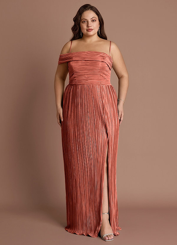 Maxi jurk Isolde Terracotta image1