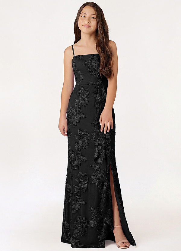 front Azazie Eve Junior Formal Dress