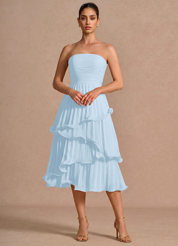 Hartley Sky Blue Midi Dress image1