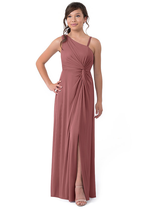 Desert Rose Azazie Brooke JBD Junior Bridesmaid Dresses Azazie