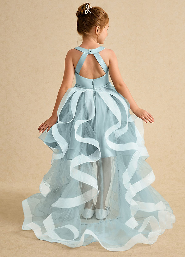 Azazie Julietta Blumenkinder Kleider Ballkleid Cabrio Tüll Kleid Nebel image1