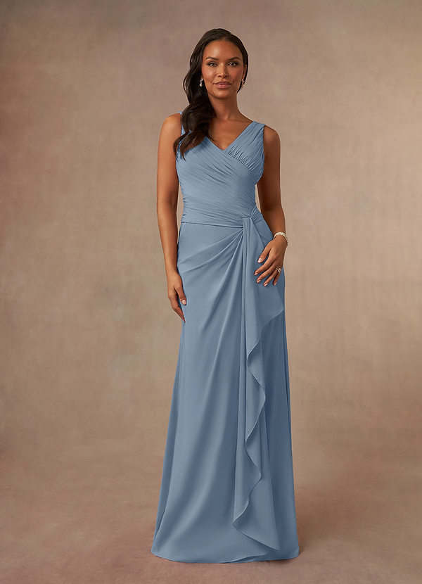 Dusty Blue Azazie Evy Mother Of The Bride Dress Mother Of The Bride Dresses Azazie