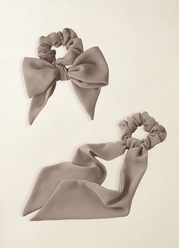 front Vastaavanvärinen sifonki Multiway Hair Scrunchie -huivisetti