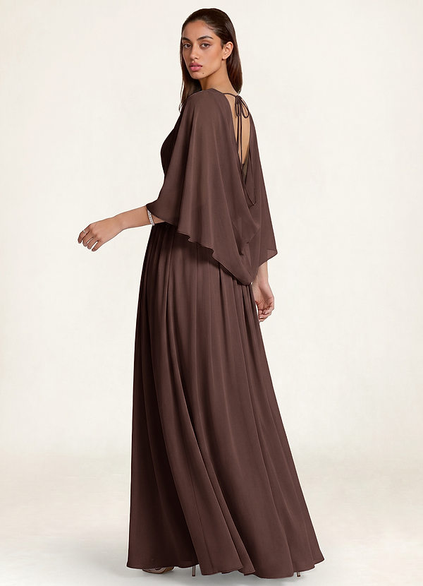 front Matching Color Classic Chiffon Shawl