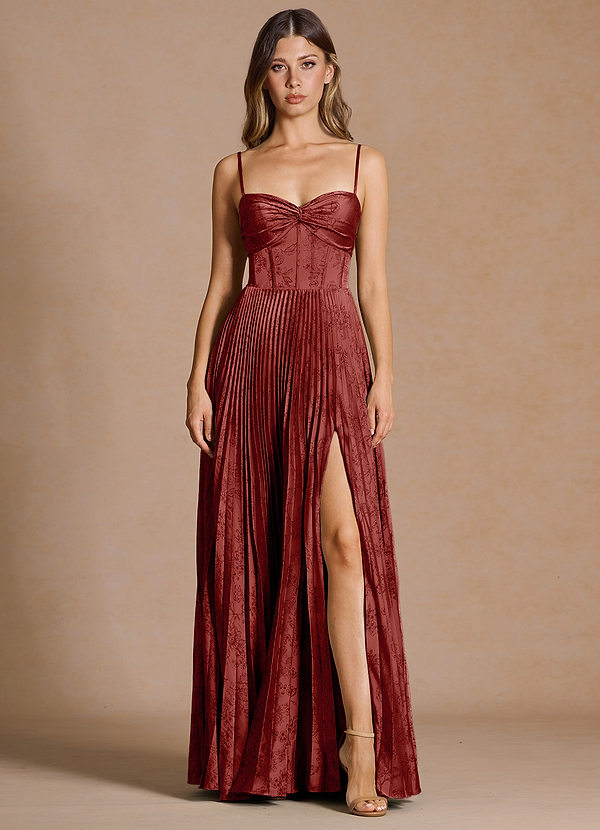 Vesper Orange Red Maxi Dress image1