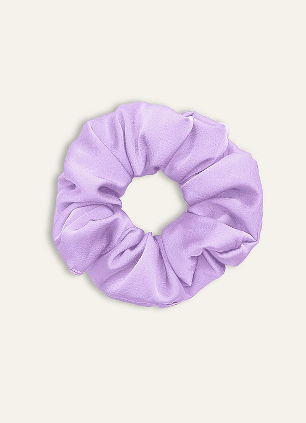 front Matching Color Bridesmaid Stretch Satin Over Size Scrunchies