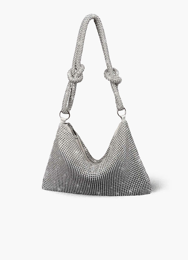 front Mesh-Kristall-Unterarmtasche