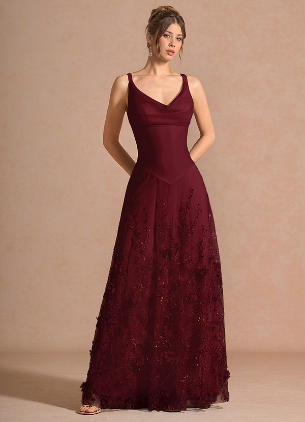 Valora Wine Maxi Dress image1
