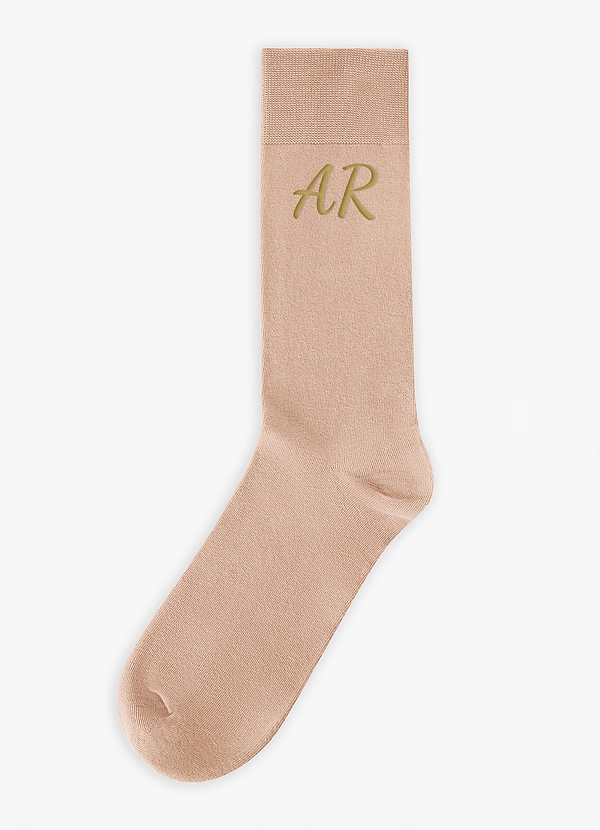 front Personalized Embroidered Name Groom and Groomsmen Socks