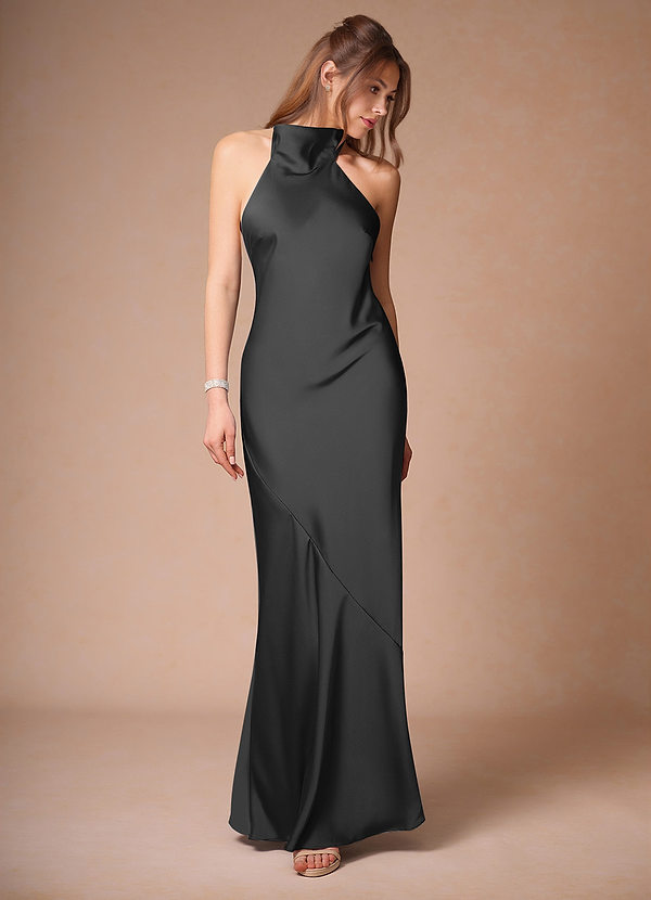Shome Black Backless Maxi Dress image1