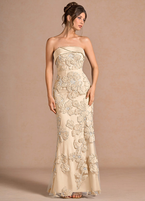 Dariel Pale Yellow Maxi Dress image1