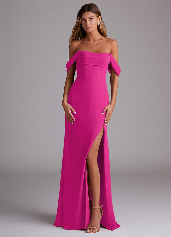 Saige Hot Pink Maxi Dress image1