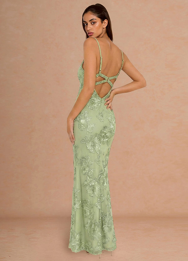 Kleid Aleisha Hellgrün image1