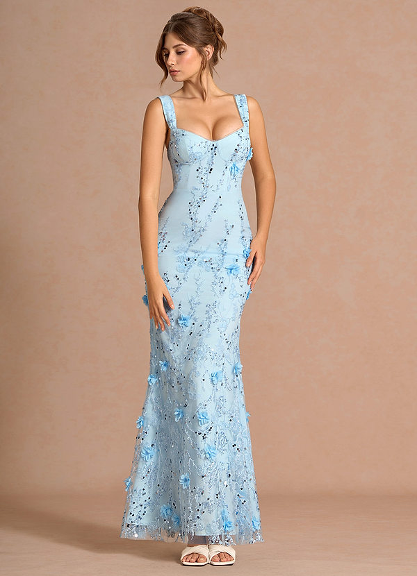 Girella Blue Maxi Dress image1