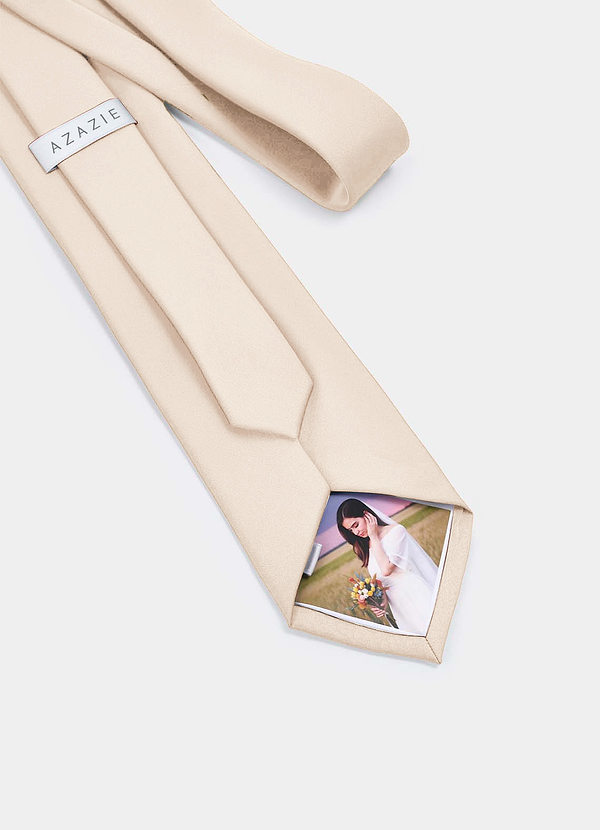 front Matte Satin Custom Photo Tie – Personalized Necktie