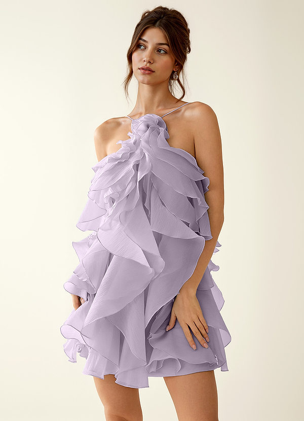 Oliamagn Wisteria Ruffles Tulle Mini Dress image1