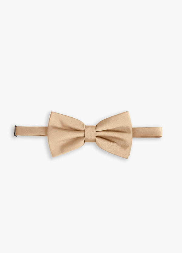 front Adjustable Stretch Satin Bow Tie