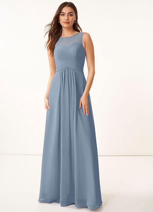 Floor Length Illusion Bridesmaid Dresses Starting at $79 | Azazie