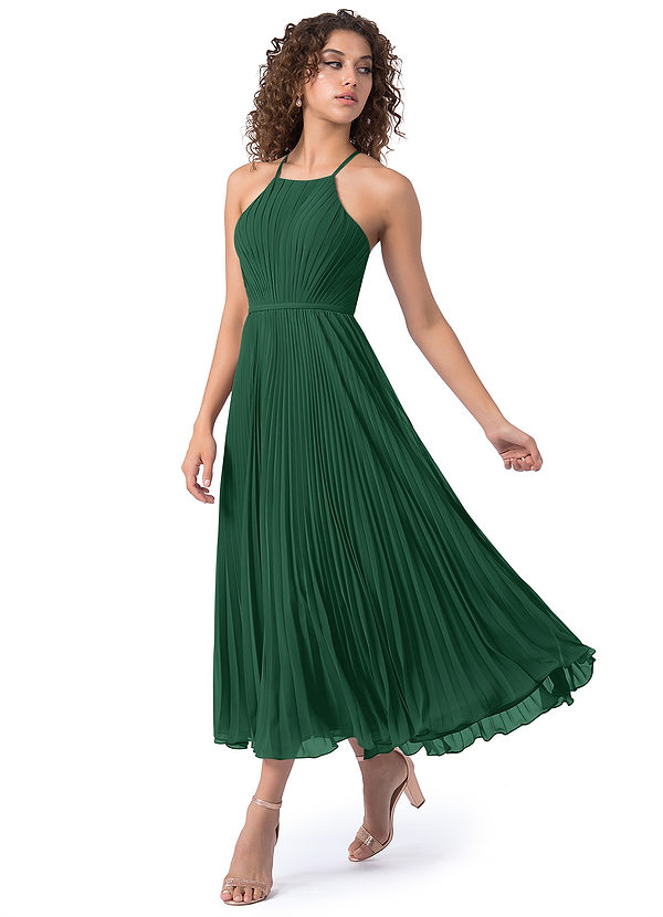 Dark Green Azazie Dasha Bridesmaid Dresses Azazie