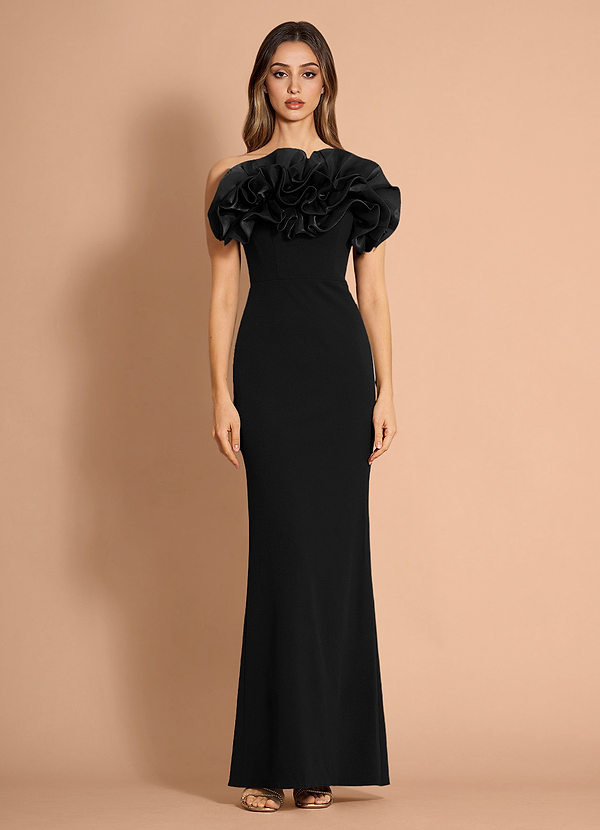 Elara Black Maxi Dress image1