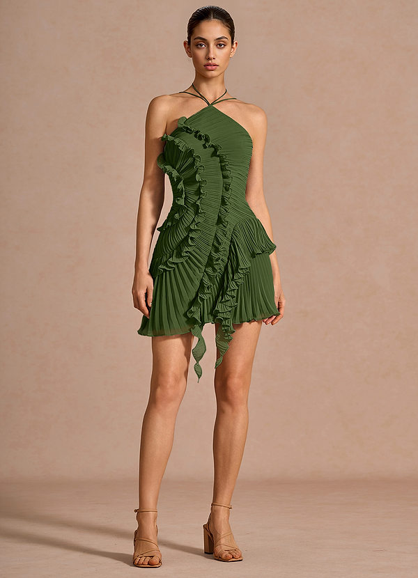 Hatsu Olive Mini Dress image1