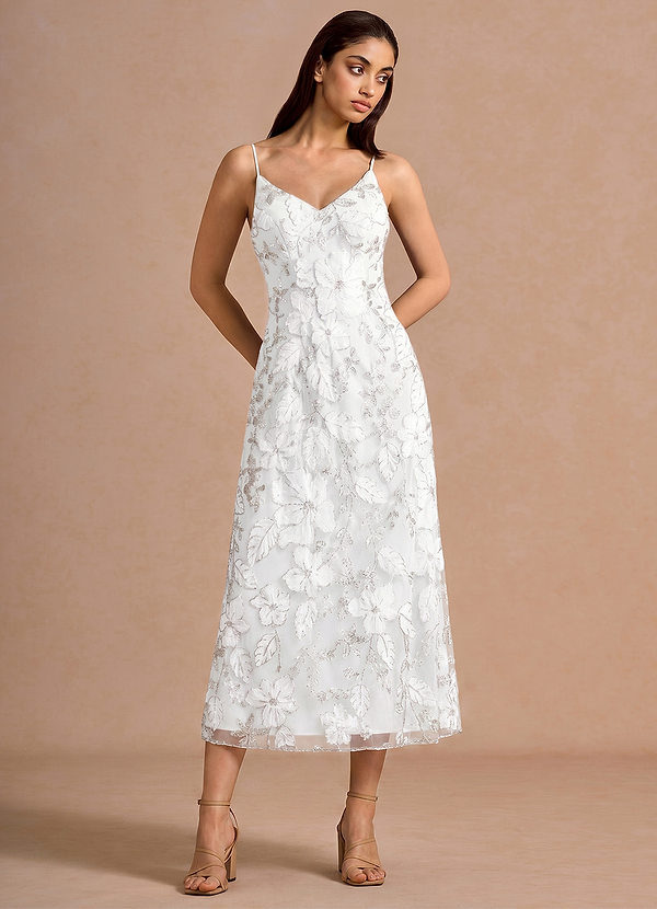 Joreth White Midi Dress image1