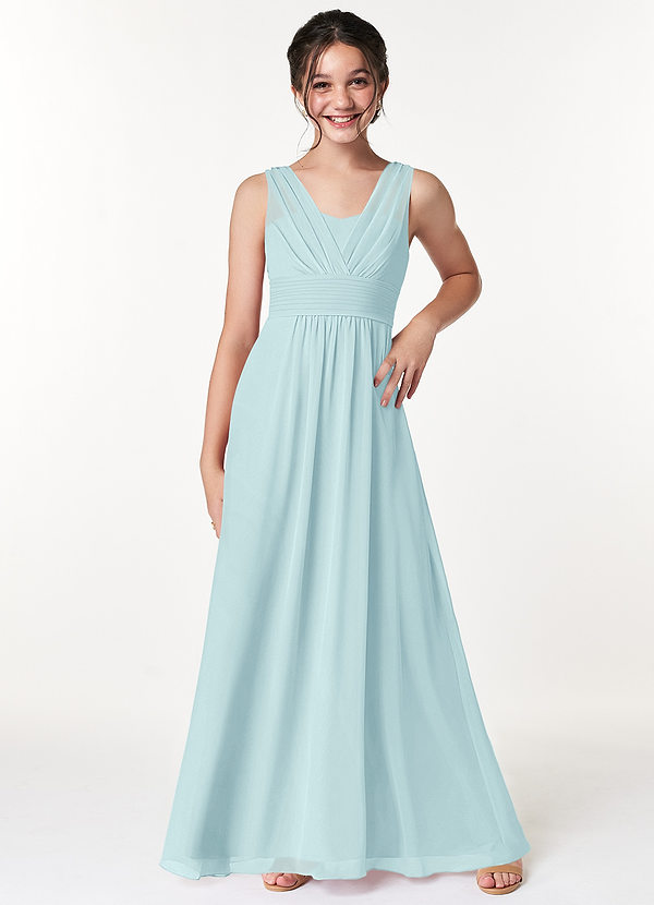 Sea Glass Azazie Sophia Junior Junior Bridesmaid Dresses | Azazie