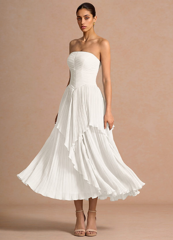 Kerensa White Midi Dress image1