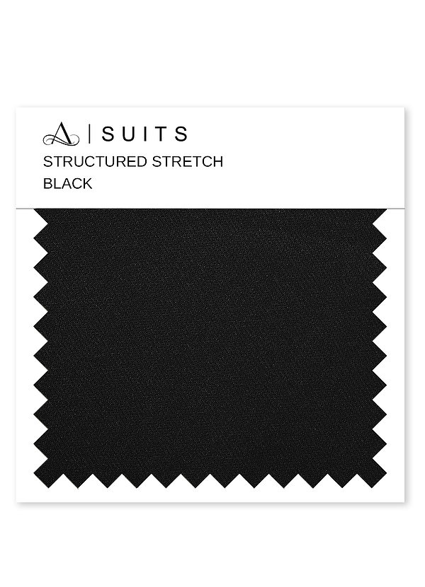 front Azazie Schwarz Strukturierte Stretch-Anzüge Swatch