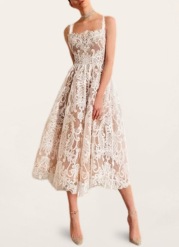 back My Dearest White Lace Sleeveless Midi Dress