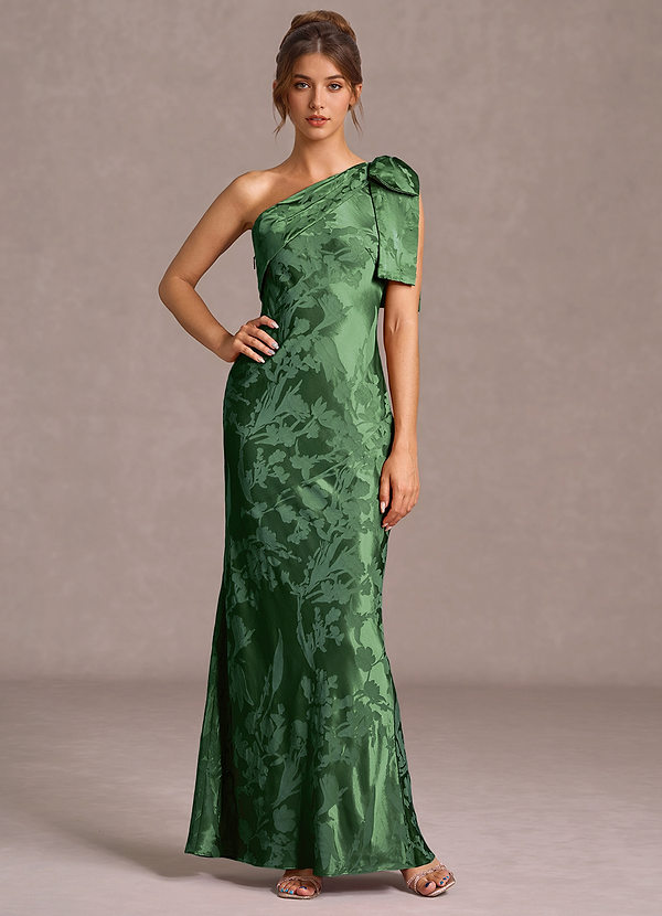 Vestido Verde Cazador Largo Queniva image1