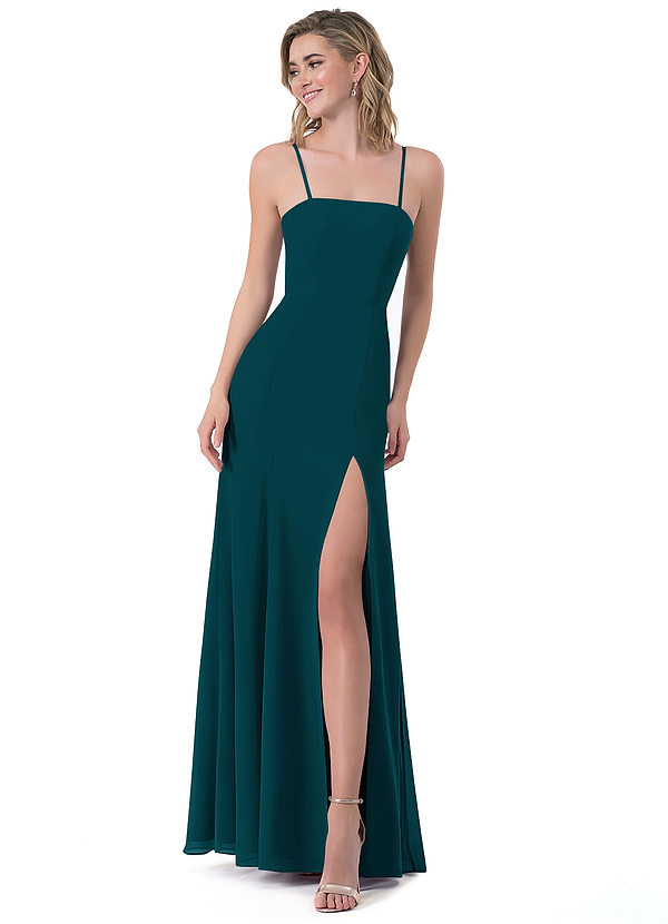 Pine Azazie Cosette Bridesmaid Dresses | Azazie