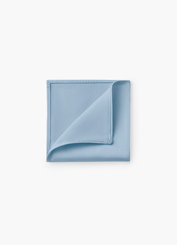 front Boy's Matte Satin Pocket Square