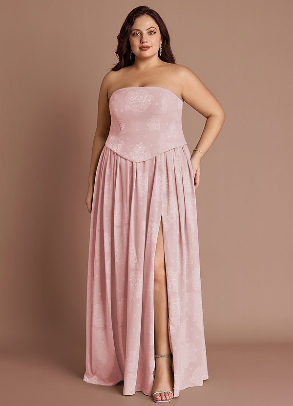 Maxi jurk Isaura Poederroze image1