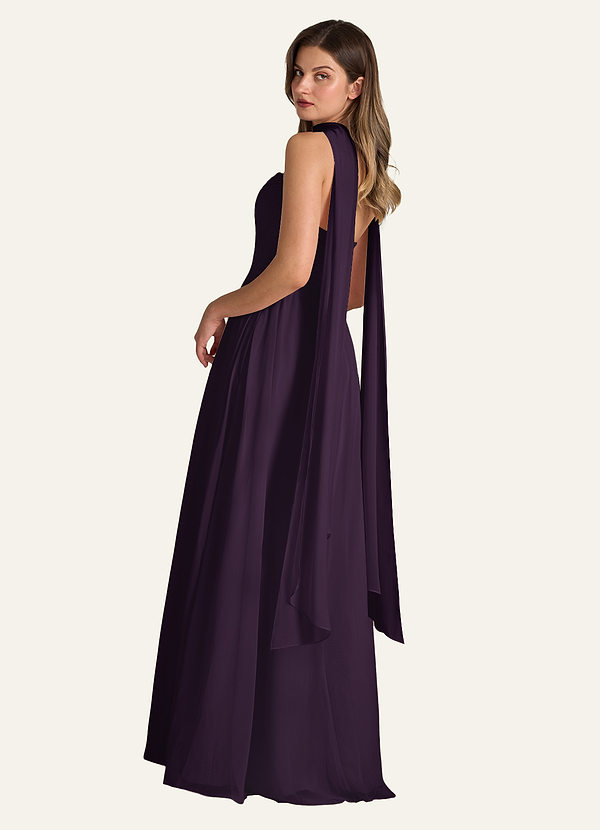 front Azazie Sciarpa in chiffon di colore abbinato