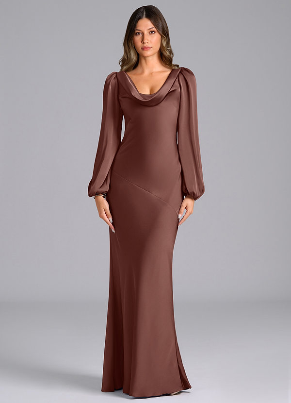 vestido Maxi Mocha Coco Saphirae image1