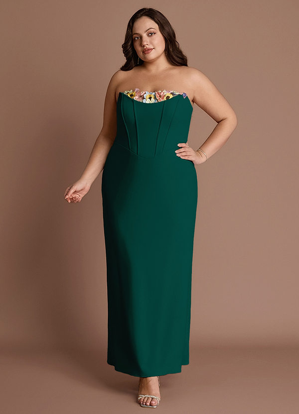 Liliah Skovgrøn Maxikjole image1