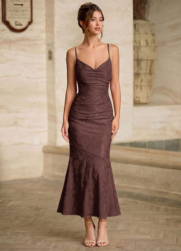 Ladow Mocha Coco Open Back Summer Dress | Azazie