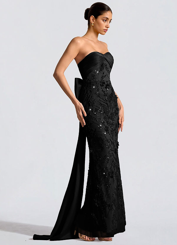 Vestido Negro Maxi Gudrun image1