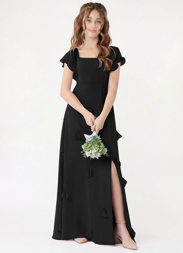 front Azazie Selene Junior Formal Dress