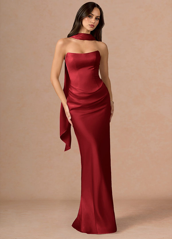 Kleid Valencia Kirschrot image1