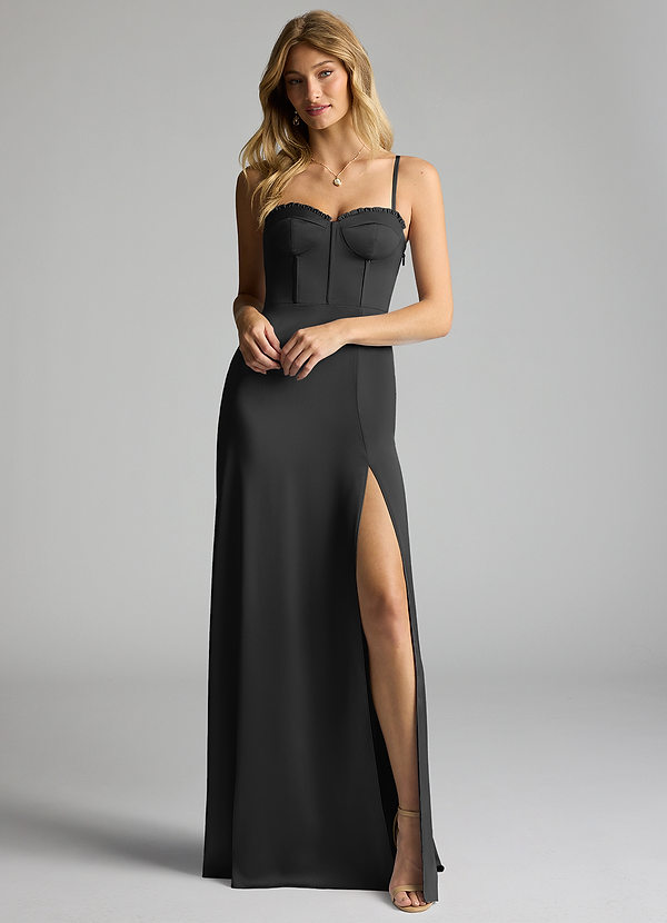 Azazie Natalie Black Bridesmaid Dresses 