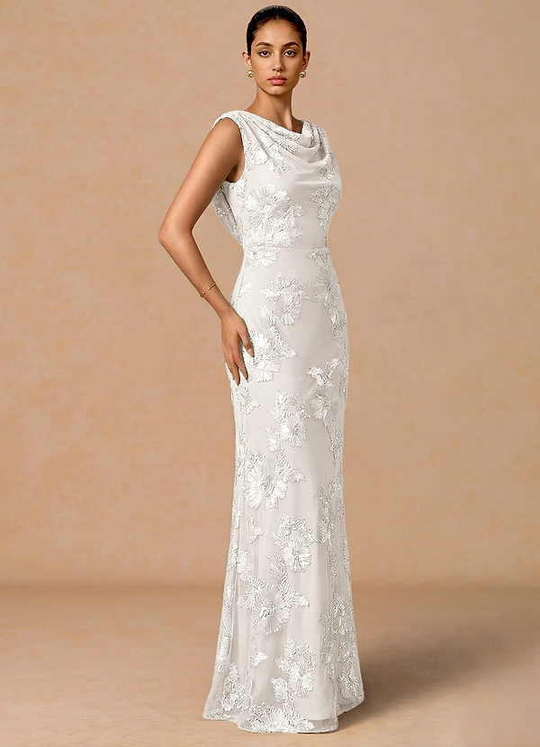 Elowis Cloud White Maxi Dress image1