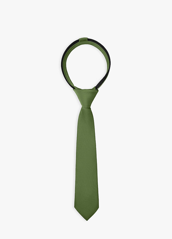 front Calça pré-gravata de cetim elástico para meninos