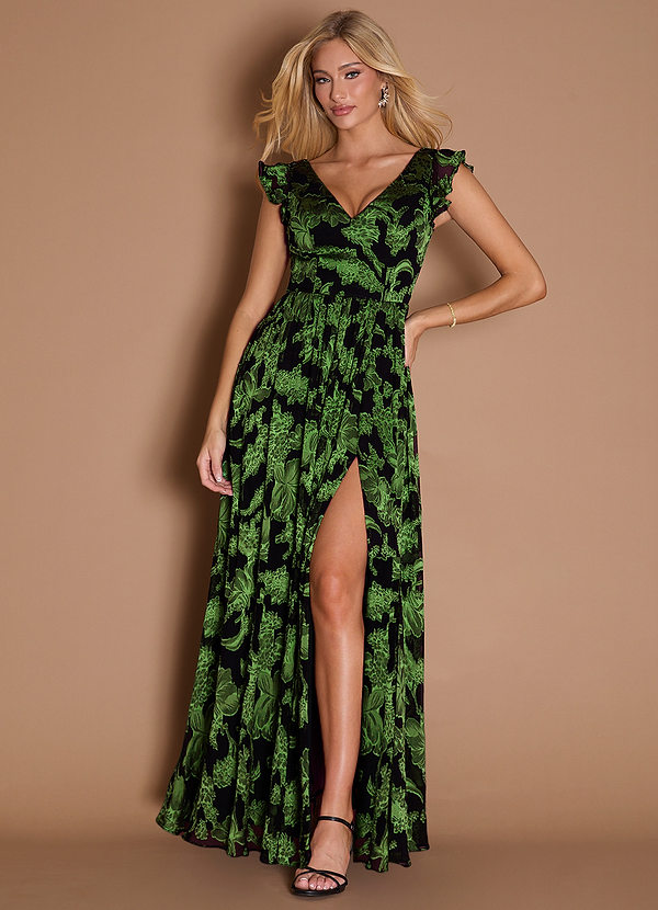 Margeaux Emerald Maxi Dress image1