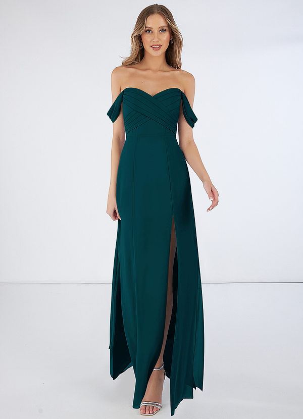 Pine Azazie Joretta Bridesmaid Dresses | Azazie